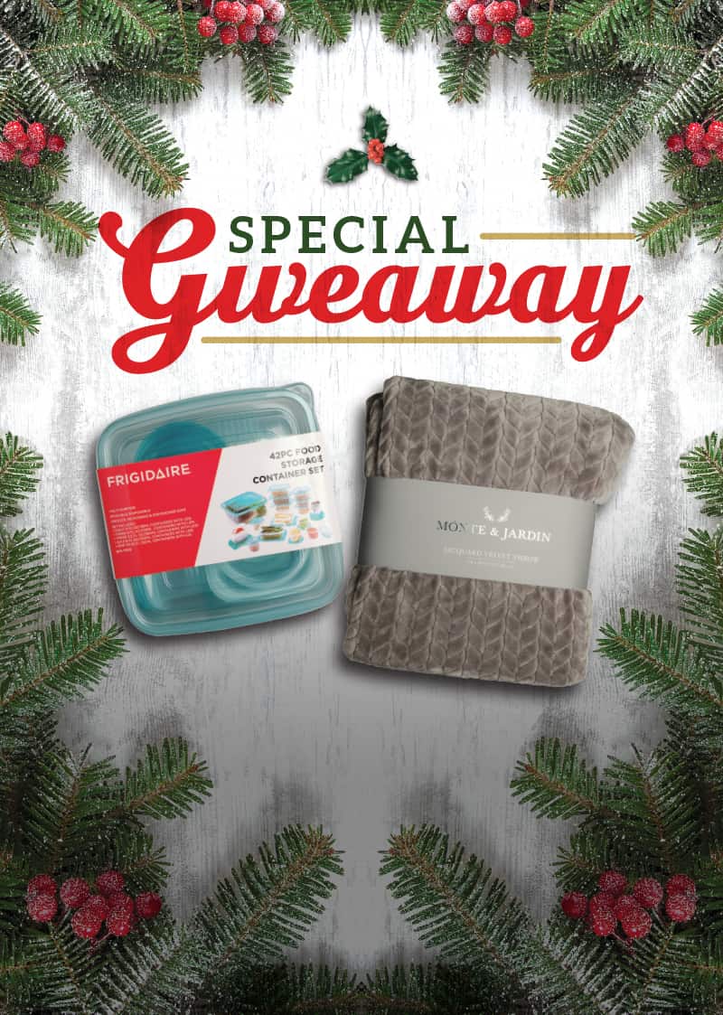 December Special Giveaways