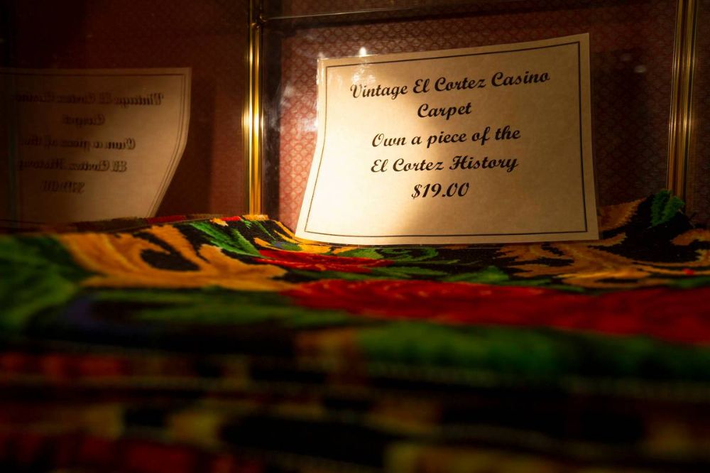 Own a piece of the historic El Cortez carpet