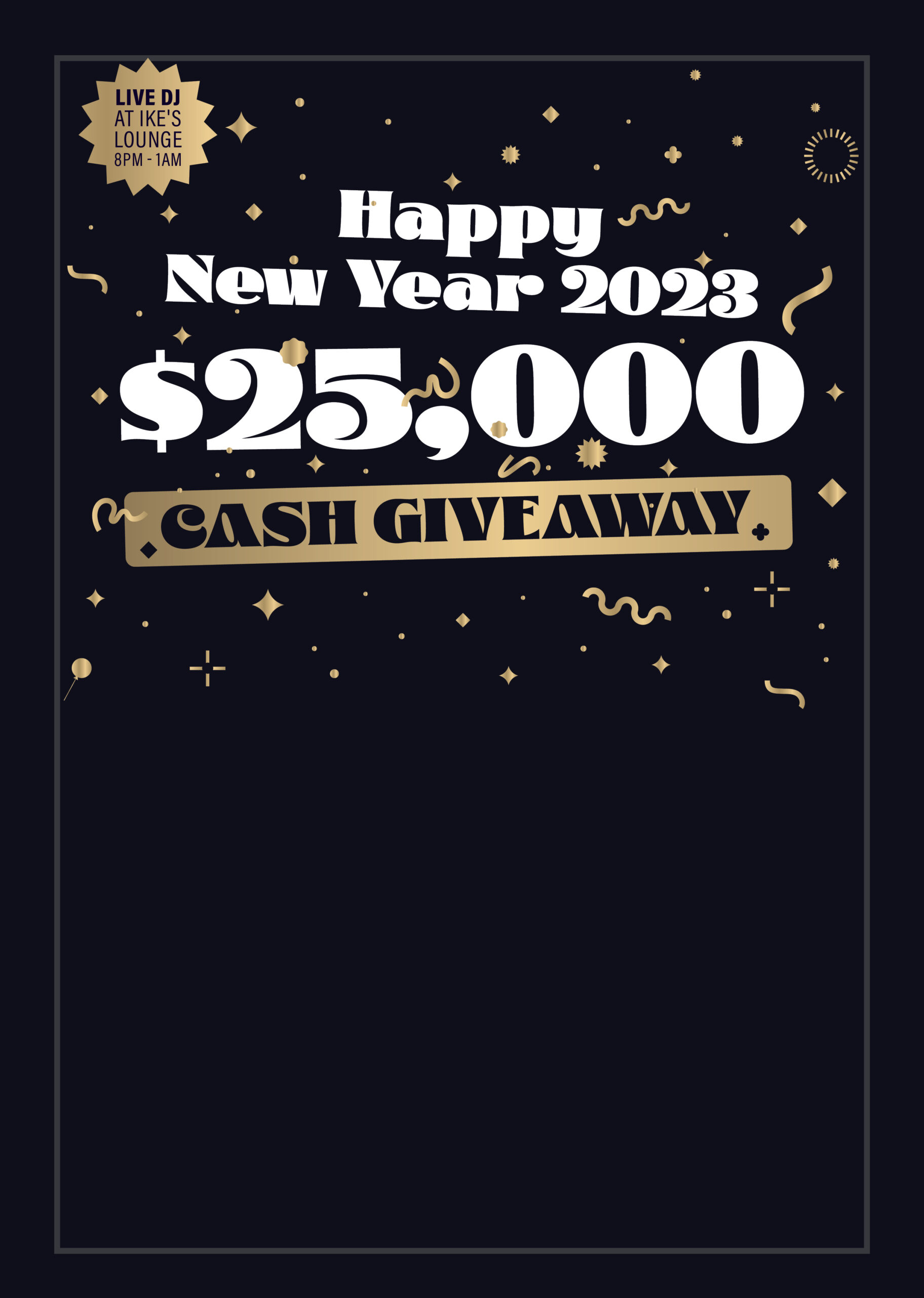 New Year’s Cash Drawing
