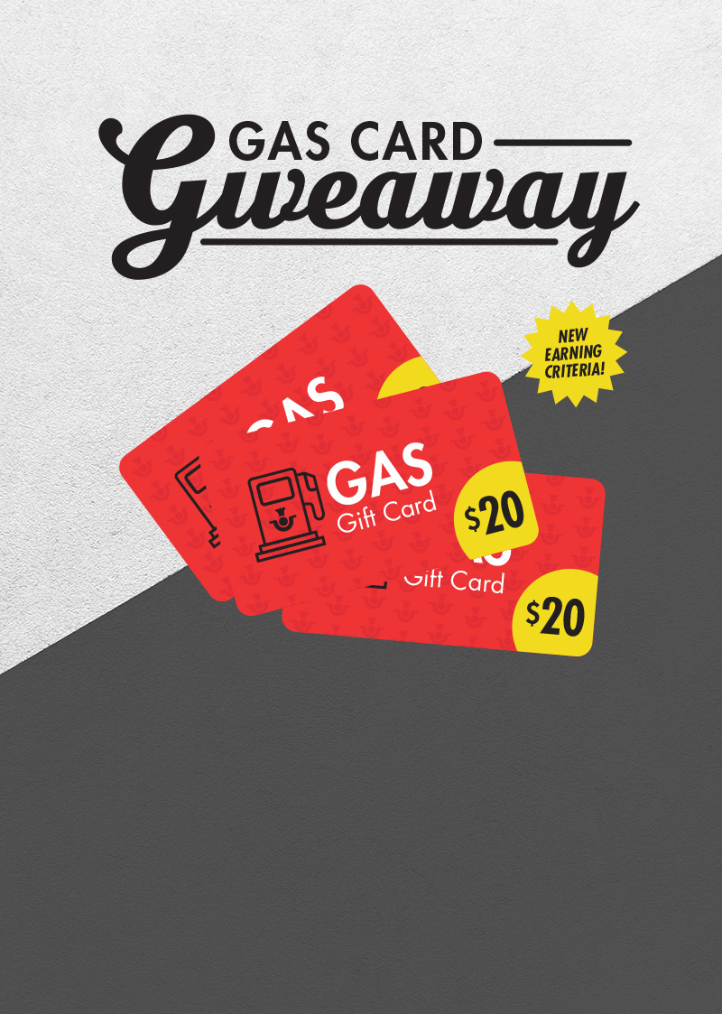 July Gas Card Giveaway