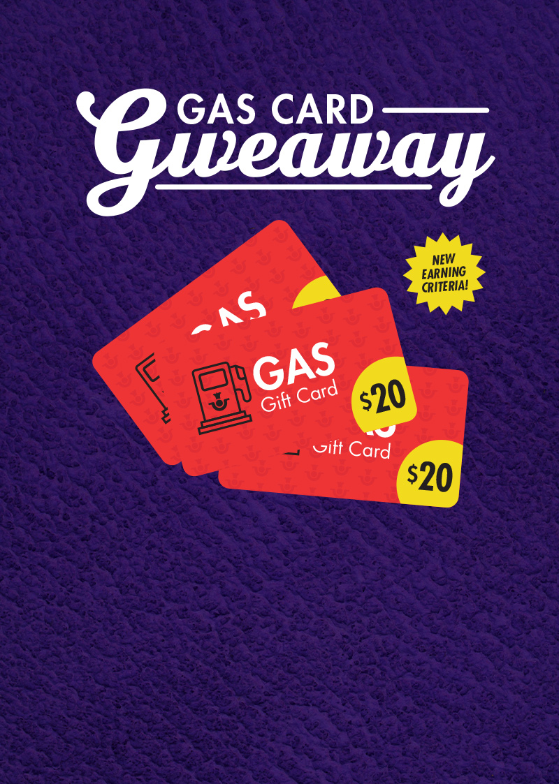 August Gas Card Giveaway