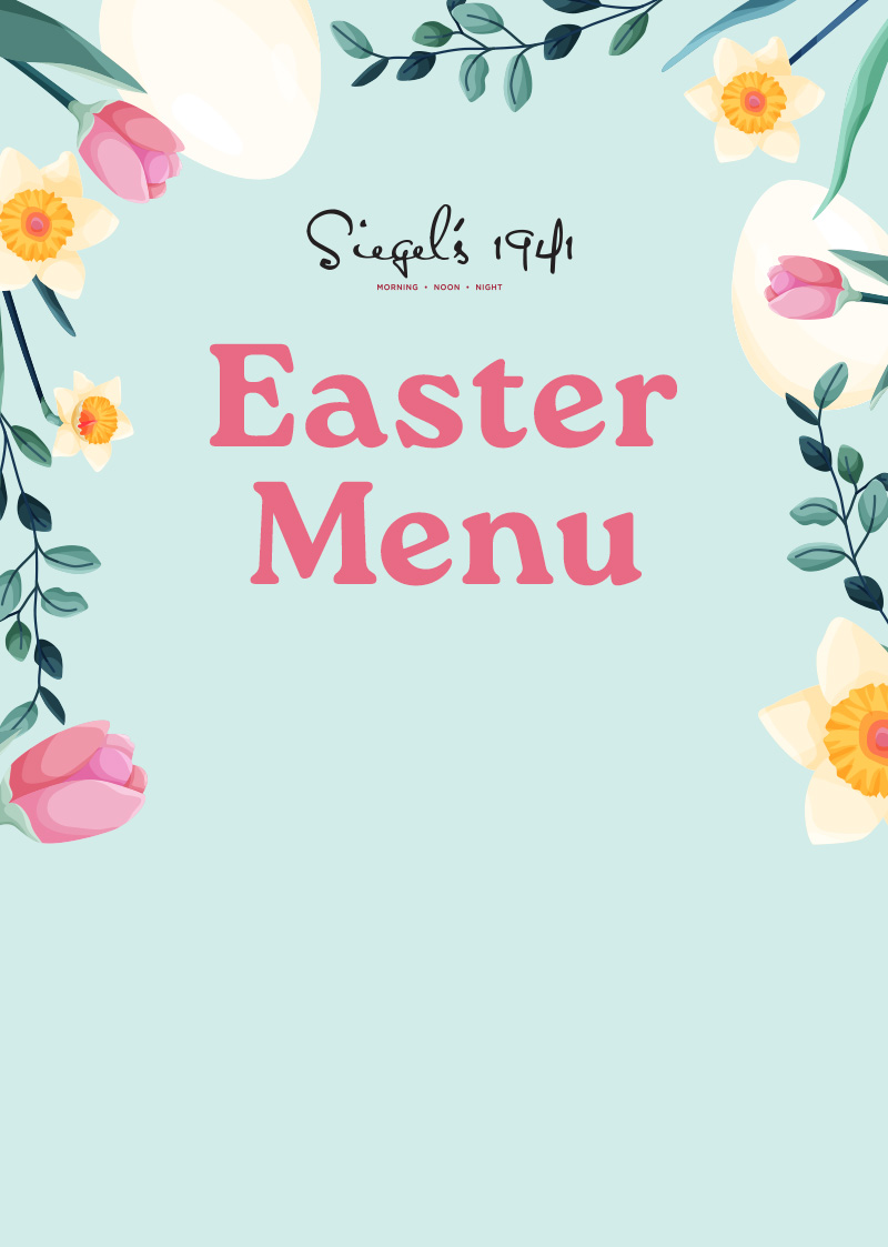 Easter Menu